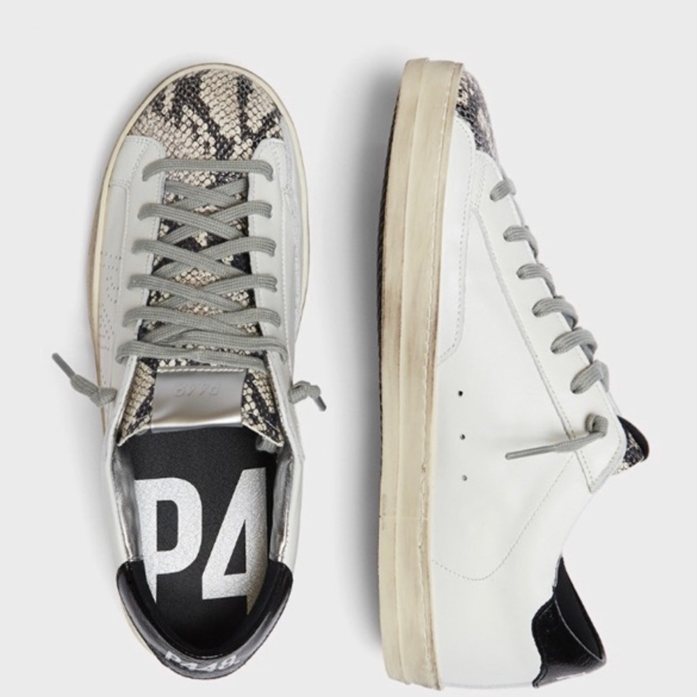 Pp448 snakeskin sneakers size 37